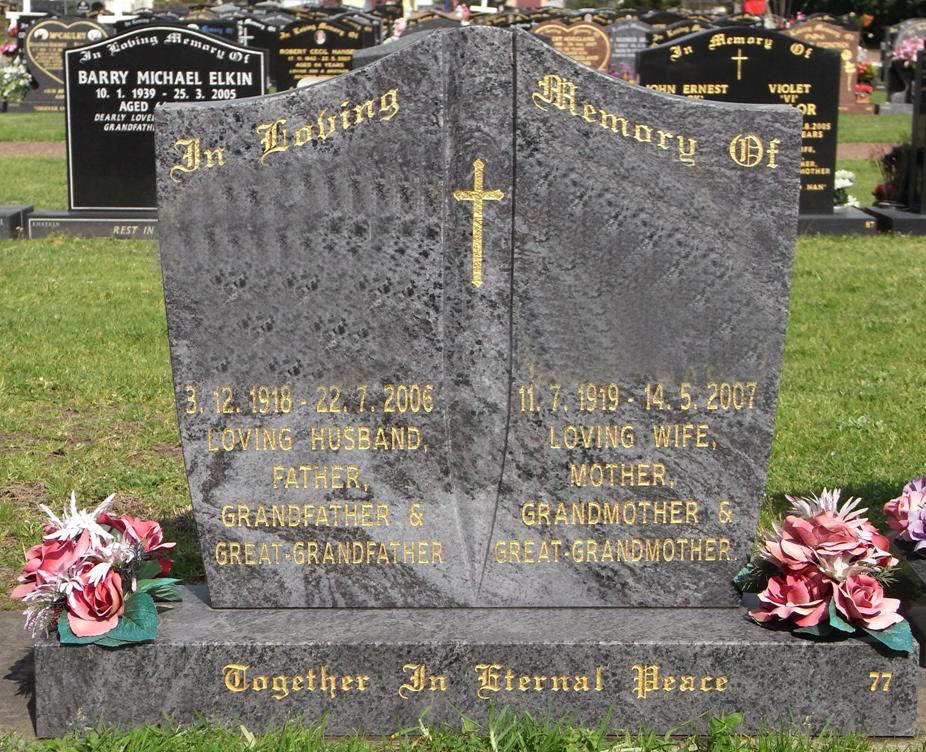 Headstone For Dogs Grave Marietta SC 29661